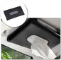 Car Visor Tissue Box Multifunctional Car Tissue Holder PU Leather Backseat Sun Visor Tissue Holder for Car Accessories (black)
