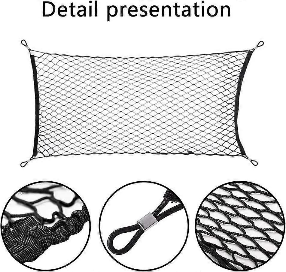 Universal Car Storage Net, Luggage Storage Net, Car Trunk Net, Car Accessories Net, babies  Luggage Net, For SUV Truck Black