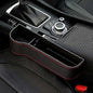 2pcs Car Front Seat Organizer Interior Storage Accessories Car Trunk Organizer Side Gap PU Leather for Side Storage Box