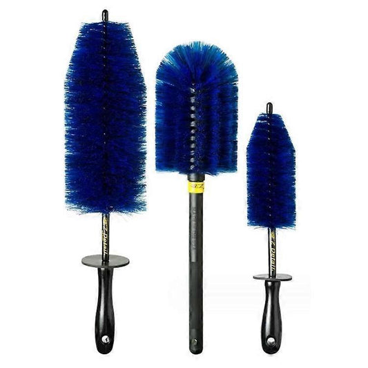 3pcs Wheel & Tire Cleaning Brush Set, Car Detailing Tools