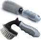 2pcs Wheel Cleaning Brush Set for Car, Tire & Motorcycle Rims