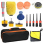 20pcs Car Cleaning Brushes, Tire, Detailing & Drill Scrub Kit