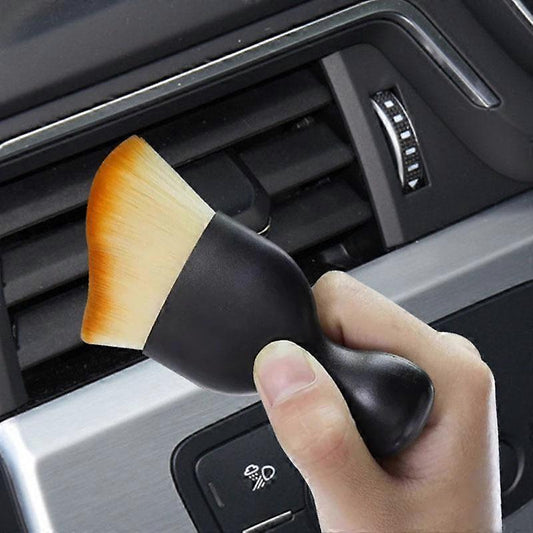 Interior Car Cleaning Brush for AC Vents, Dashboard & Makeup Use
