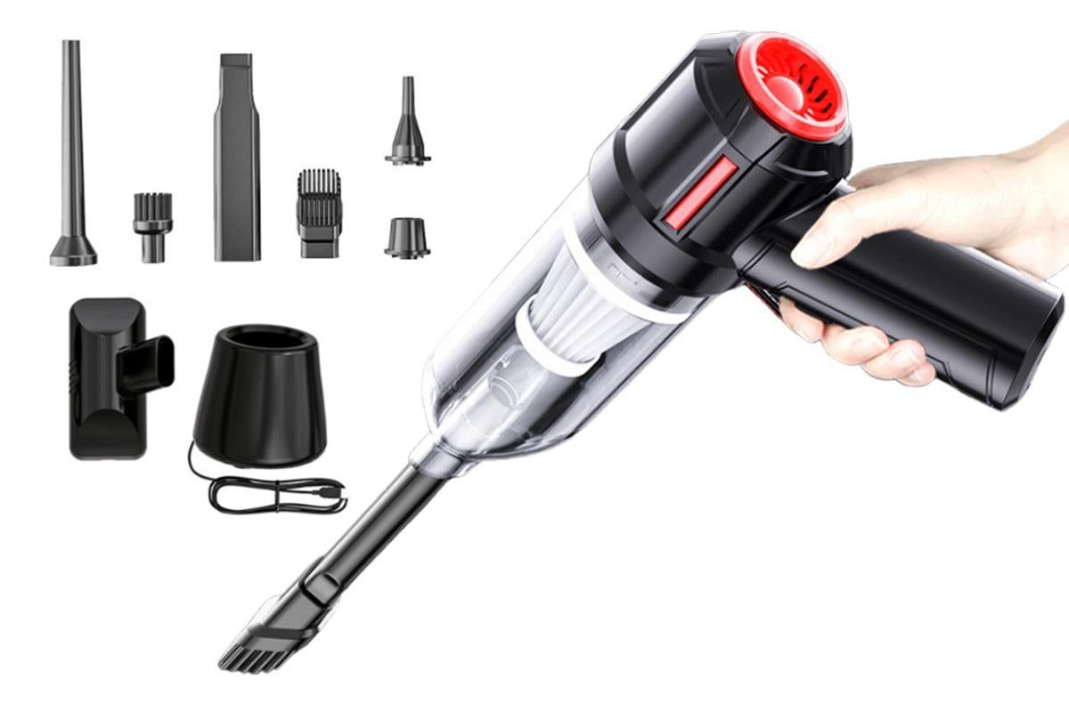 Handheld Car Cordless Vacuum Cleaner and Air Duster Mini Hand Held Vacuum Cleaner for Car Home