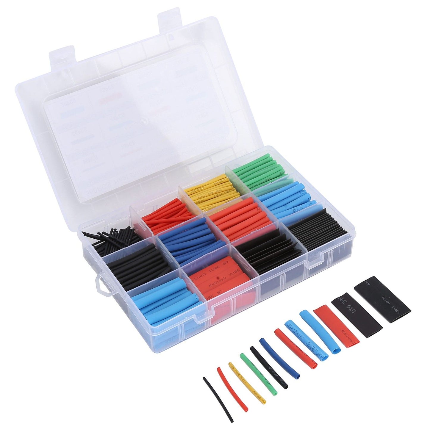 560 Pcs Heat Shrink Tube Wire Shrink Wrap Flame Retardant Insulated Heat Shrinkable Tube Set