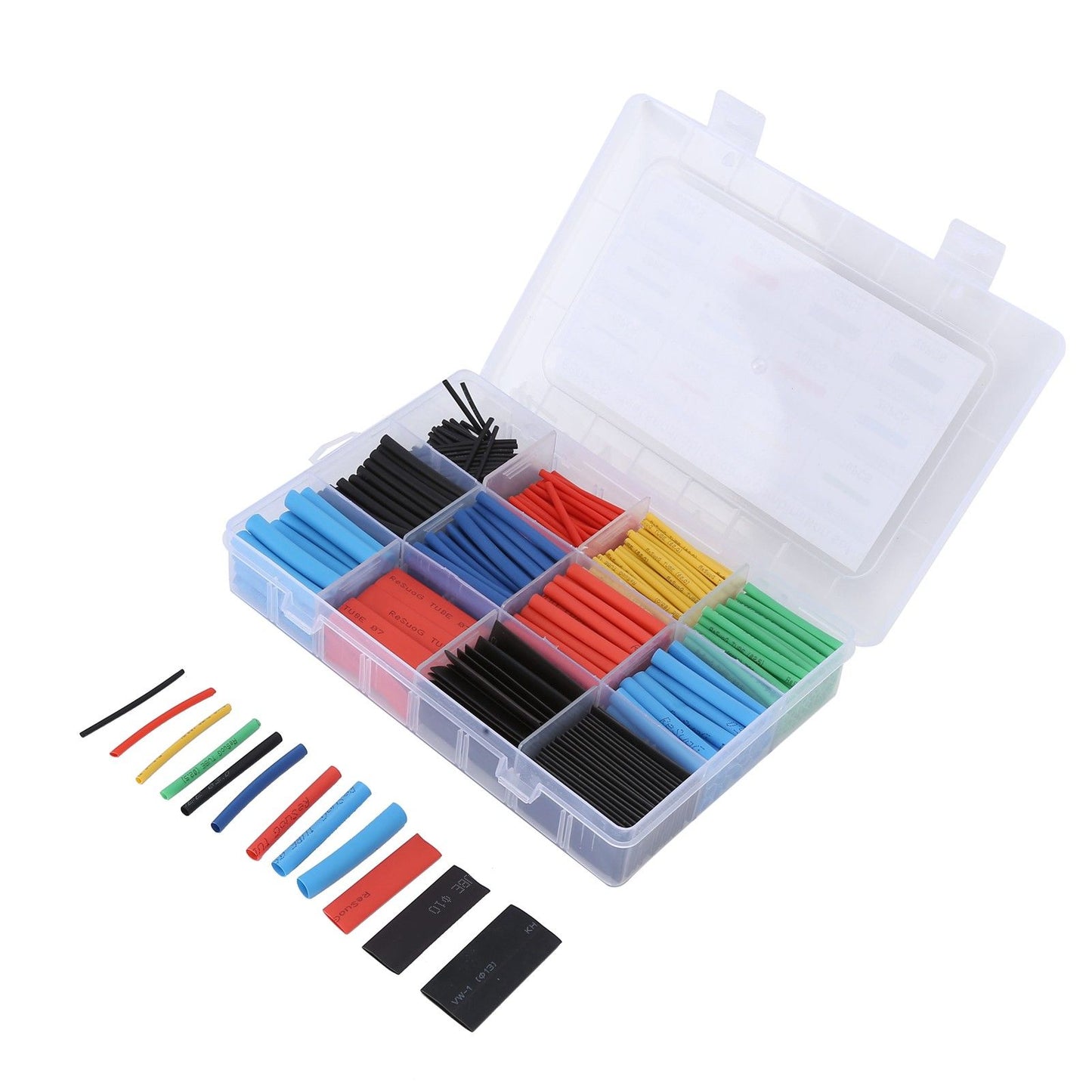 560 Pcs Heat Shrink Tube Wire Shrink Wrap Flame Retardant Insulated Heat Shrinkable Tube Set