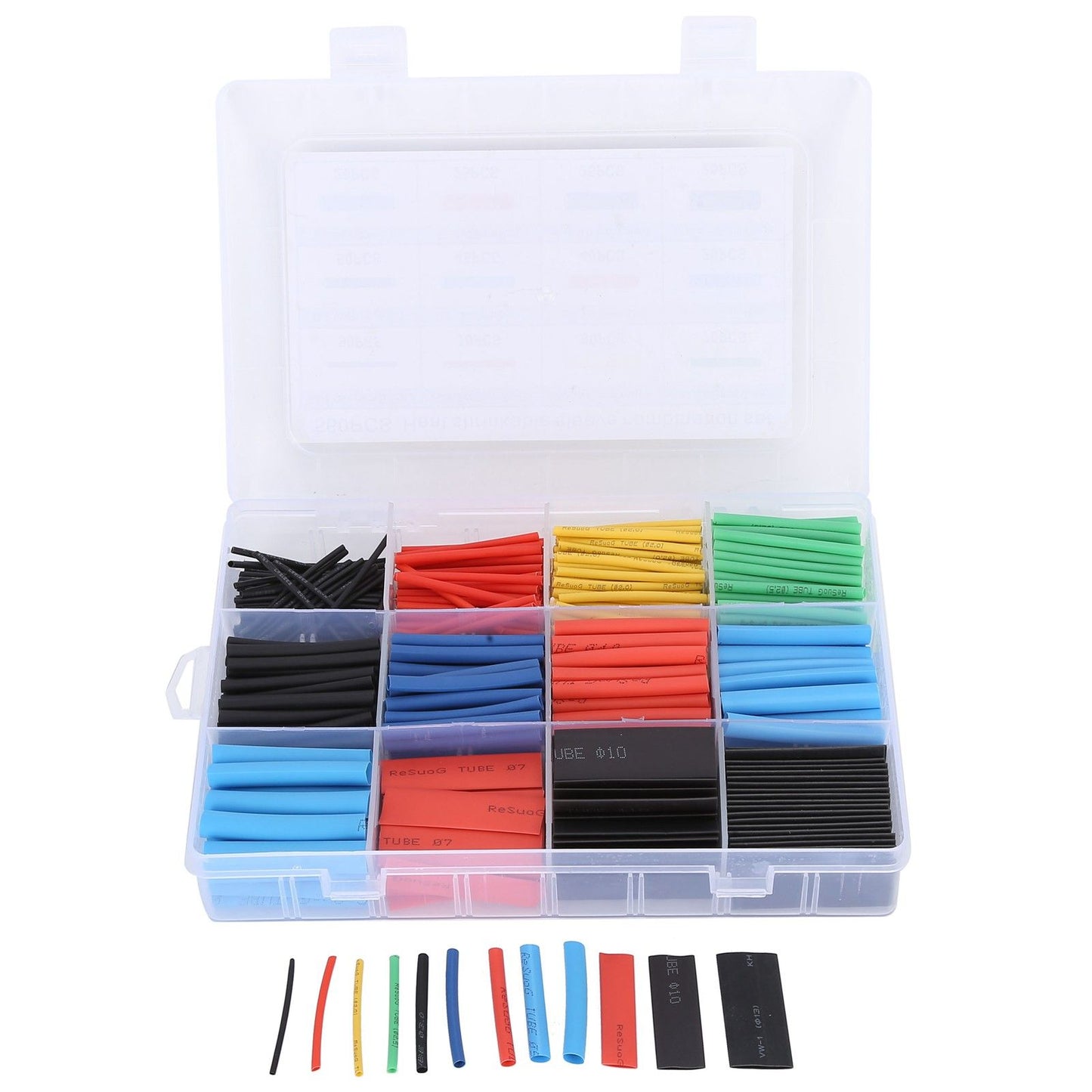 560 Pcs Heat Shrink Tube Wire Shrink Wrap Flame Retardant Insulated Heat Shrinkable Tube Set