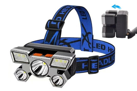 Headlamp Flashlight USB Rechargeable LED Head Light with 4 Modes for Camping Fishing and Outdoor Activities