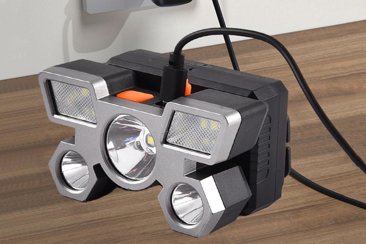 Headlamp Flashlight USB Rechargeable LED Head Light with 4 Modes for Camping Fishing and Outdoor Activities