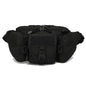 Outdoor Sports Fanny Pack Multipurpose Belt Bag for Camping Hiking Traveling Running Fishing - Black