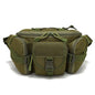 Outdoor Sports Fanny Pack Multipurpose Belt Bag for Camping Hiking Traveling Running Fishing - Army Green
