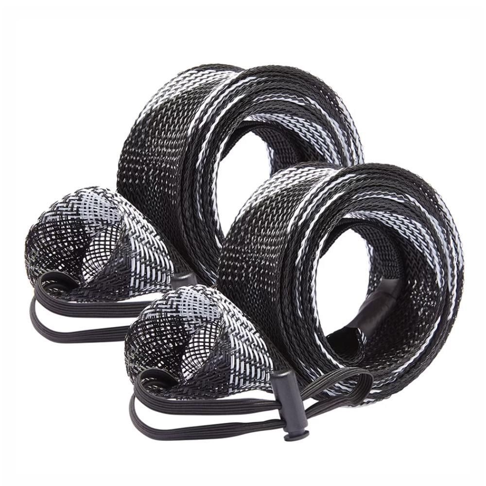 2Pcs Rod Sock Fishing Rod Sleeve Protector Pole Gloves Fishing Tools - White