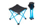 Mini Portable Outdoor Folding Stool Camping Fishing Picnic Chair Small Seat - Blue