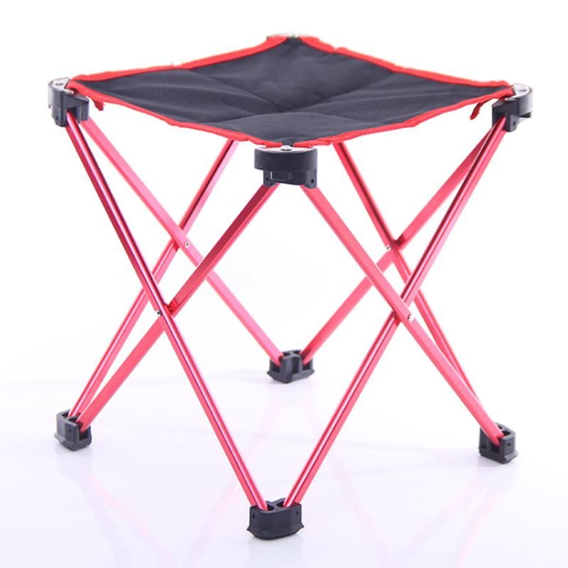 Mini Portable Outdoor Folding Stool Camping Fishing Picnic Chair Small Seat - Blue