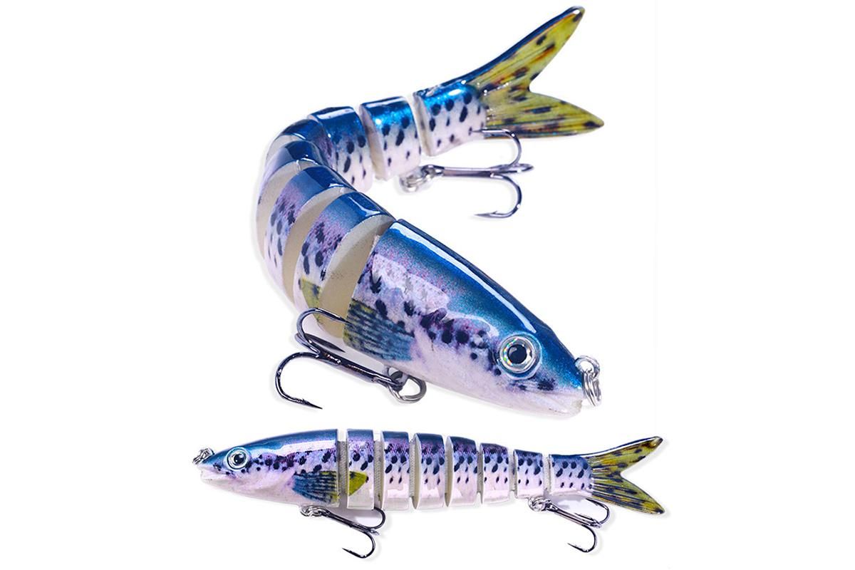 5 Pcs Jointed Fishing Lures Set Wobblers Swimbait Crankbait Hard Bait
