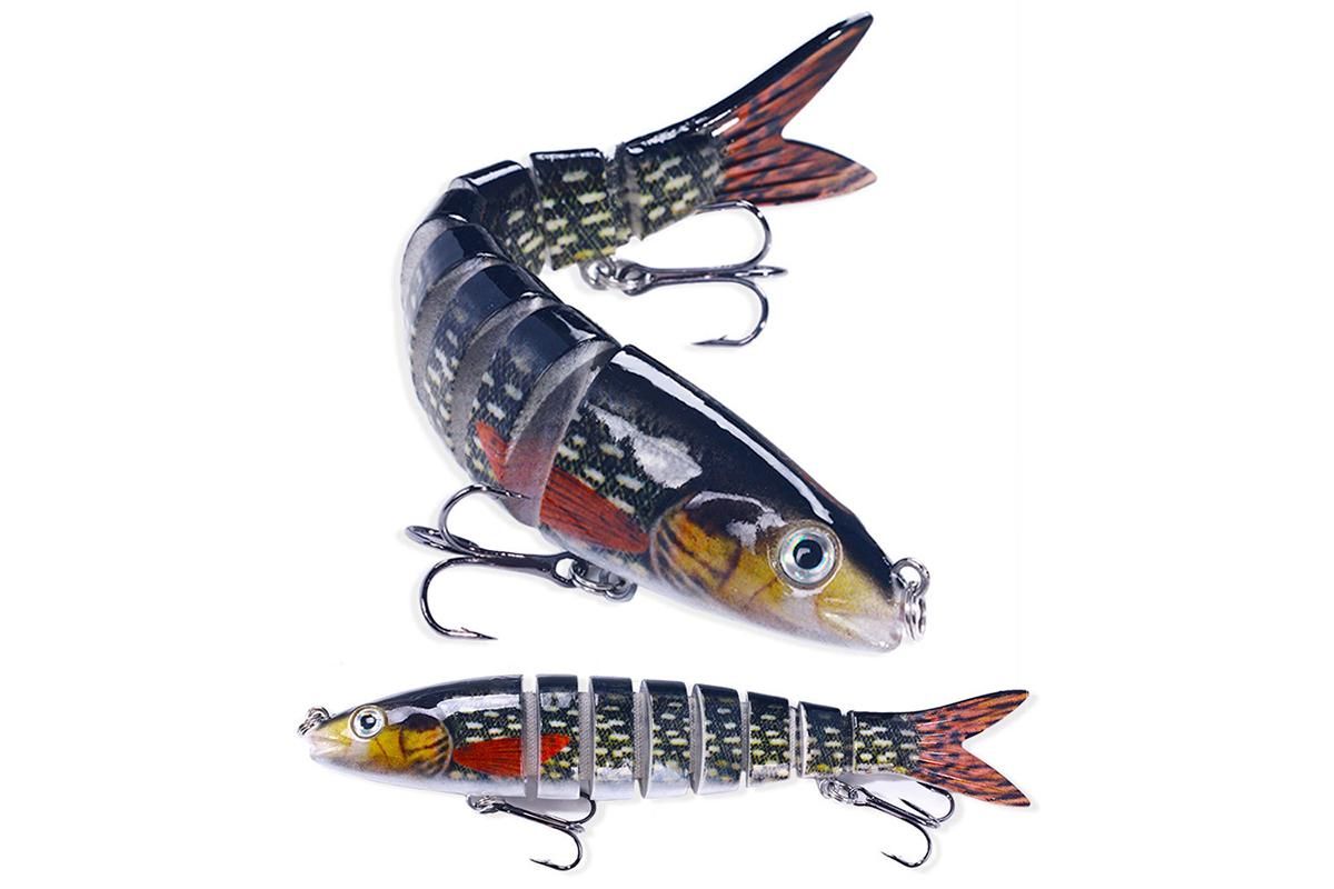 5 Pcs Jointed Fishing Lures Set Wobblers Swimbait Crankbait Hard Bait