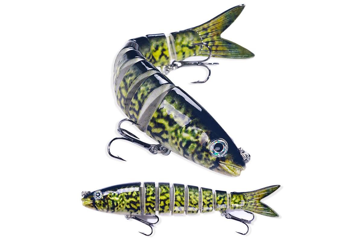 5 Pcs Jointed Fishing Lures Set Wobblers Swimbait Crankbait Hard Bait