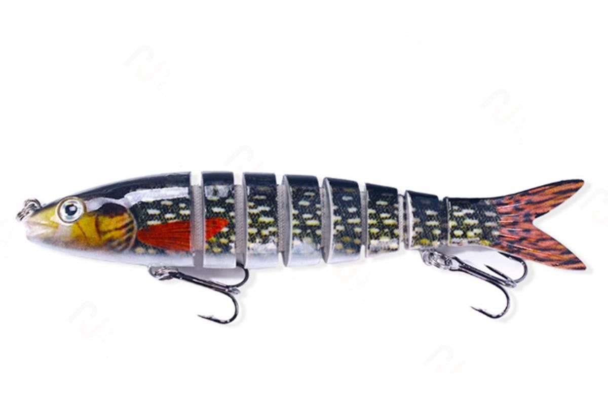 5 Pcs Jointed Fishing Lures Set Wobblers Swimbait Crankbait Hard Bait