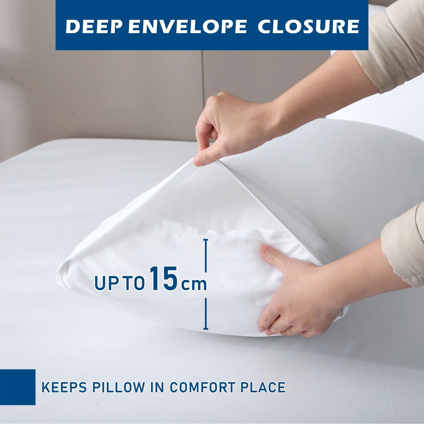 4 Piece Hotel Bamboo Cooling Sheet Set -Ultra Soft 2000TC Breathable Bed Sheets Set with 37 Centimetre Deep Pocket-Cooling Sheets for Hot Sleepers(White,King)