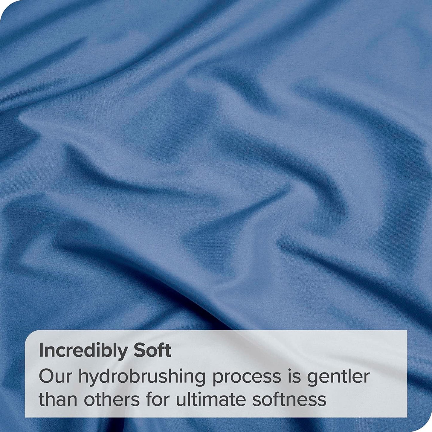 4 Piece Bed Sheet Set- Bedding Sheets & Pillowcases -Breathable Bedding - Wrinkle, Fade, Stain Resistant-Deep Pocket Flat Fitted Bed Sheet Set(Ocean,Double)