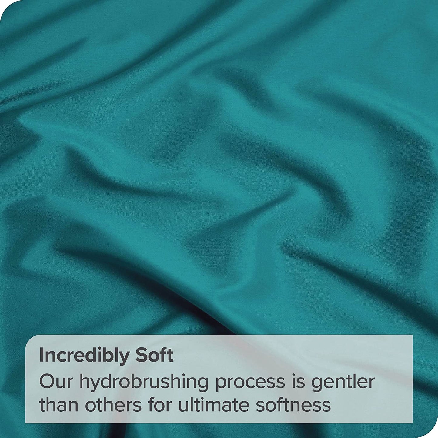 4 Piece Bed Sheet Set- Bedding Sheets & Pillowcases -Breathable Bedding - Wrinkle, Fade, Stain Resistant-Deep Pocket Flat Fitted Bed Sheet Set(Biscay blue,Double)