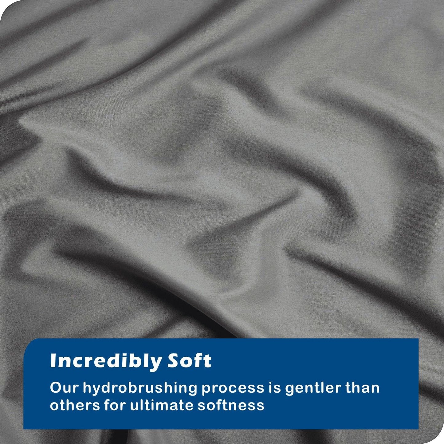 2 Piece Hotel Soft Microfiber Quilt Cover Set-2000TC Duvet/Donna Cover Set & Pillowcases -1 Quilt Cover Zipper Closure & 1 x Pillowcases-Breathable Bedding - Wrinkle, Fade, Stain Resistant(Grey,King Single)