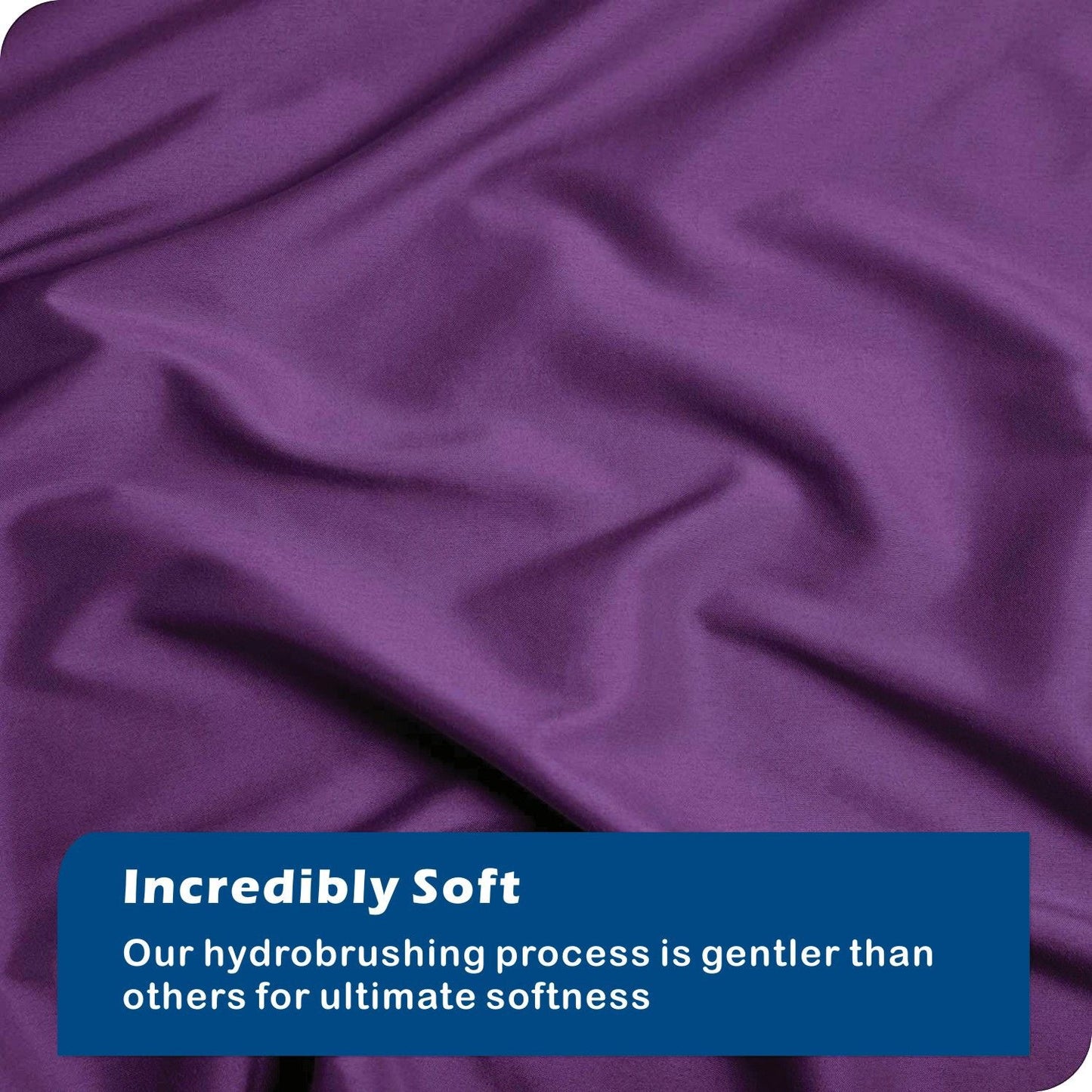 2 Piece Hotel Soft Microfiber Quilt Cover Set-2000TC Duvet/Donna Cover Set & Pillowcases -1 Quilt Cover Zipper Closure & 1 x Pillowcases-Breathable Bedding - Wrinkle, Fade, Stain Resistant(Purple,Single)