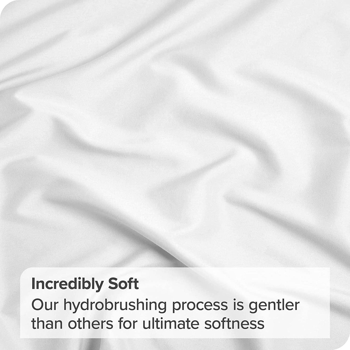 3 Piece Bed Sheet Set- Bedding Sheets & Pillowcases -Breathable Bedding - Wrinkle, Fade, Stain Resistant-Deep Pocket Flat Fitted Bed Sheet Set(White,Single)