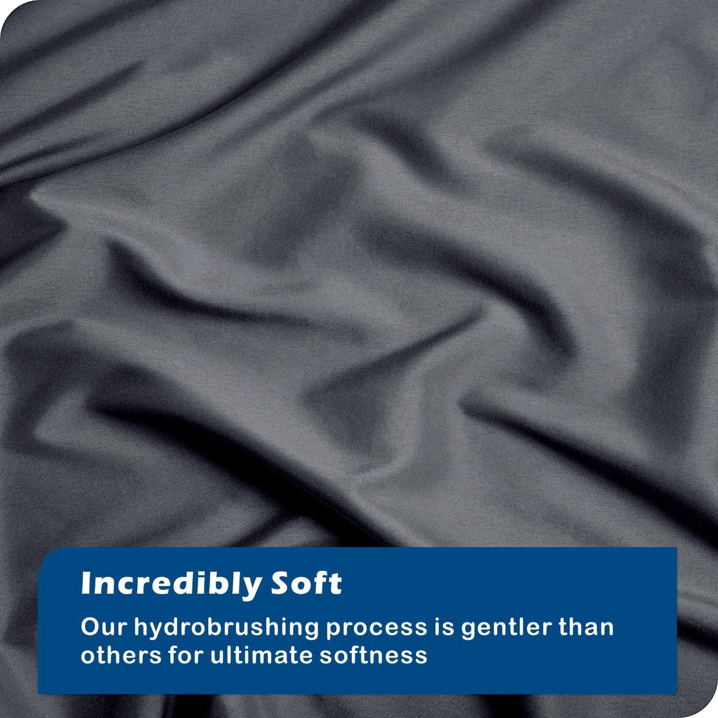 3 Piece Hotel Soft Microfiber Quilt Cover Set-2000TC Duvet/Donna Cover Set & Pillowcases -1 Quilt Cover Zipper Closure & 1 x Pillowcases-Breathable Bedding - Wrinkle, Fade, Stain Resistant(Dark gray,Super King)