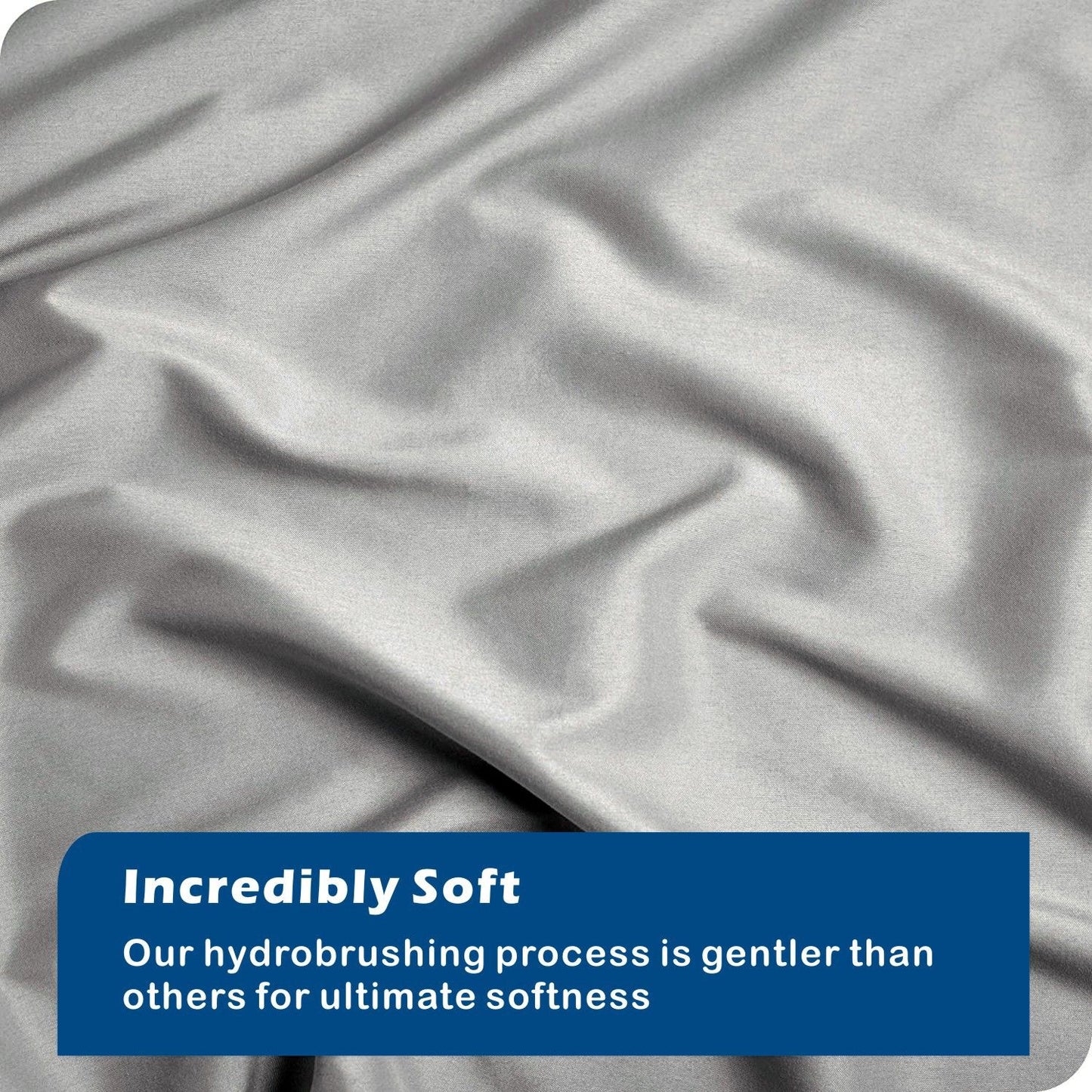 3 Piece Hotel Soft Microfiber Quilt Cover Set-2000TC Duvet/Donna Cover Set & Pillowcases -1 Quilt Cover Zipper Closure & 1 x Pillowcases-Breathable Bedding - Wrinkle, Fade, Stain Resistant(Silver-gray,Super King)