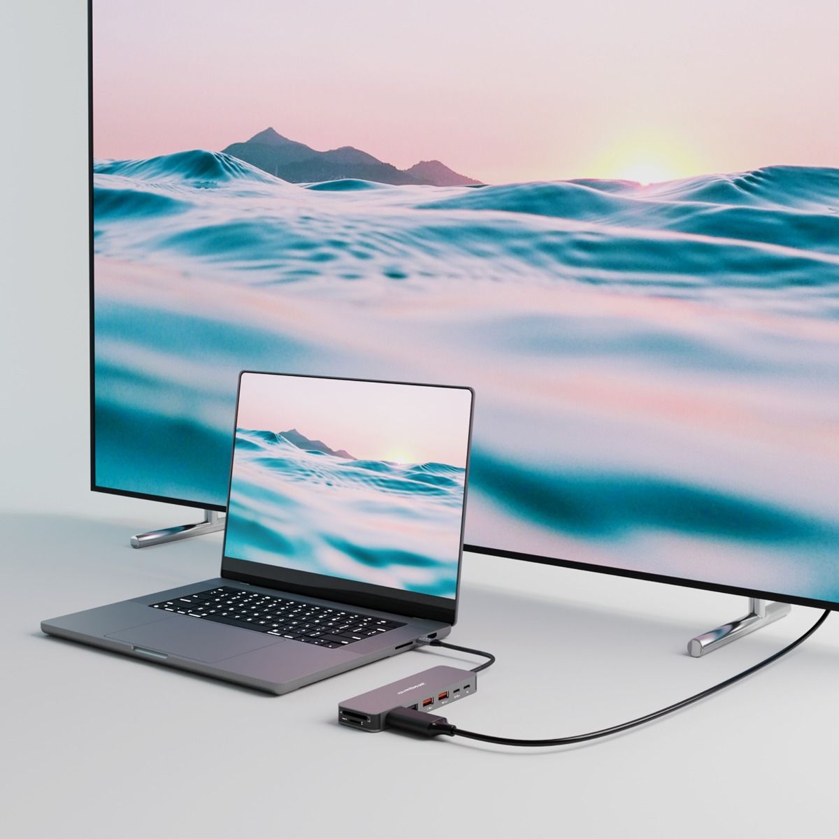 mbeat Elite 9-in-1 USB-C Multiport Hub with Built-in M.2 NVMe SSD Enclosure