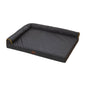 Rooster Farms Supportive Dog Bed XL Grey - Egg Crate Foam Waterproof Mattress