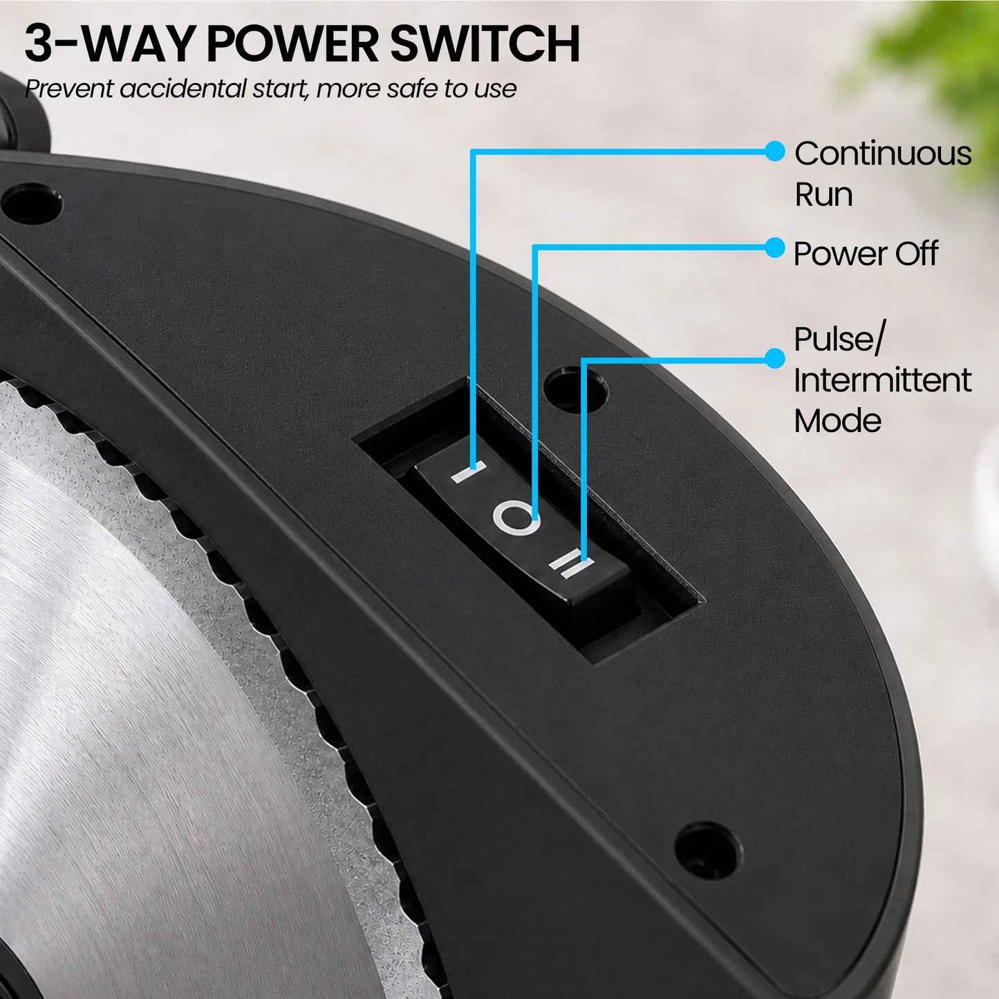 Pronti Black Electric Food Slicer 200W with Adjustable Thickness 1 to 15mm Serrated and Fine Edge Stainless Steel Blades