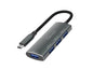 OXHORN AD-U31-H4B USB C 4-port Hub Black