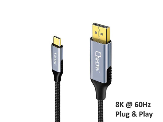 OXHORN CB-CD-803 USB C to DP Cable 3m