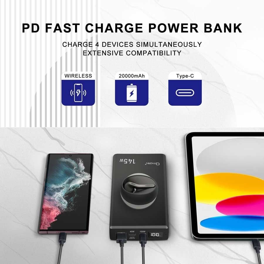 OXHORN NB-PB145W USB C PD Laptop Power Bank 145w