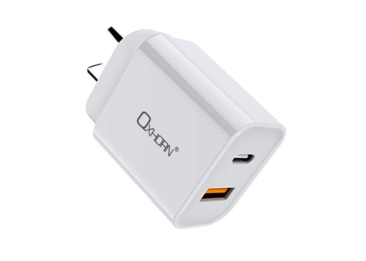 OXHORN NB-PD20 Type C & USB Quick Charger 20W