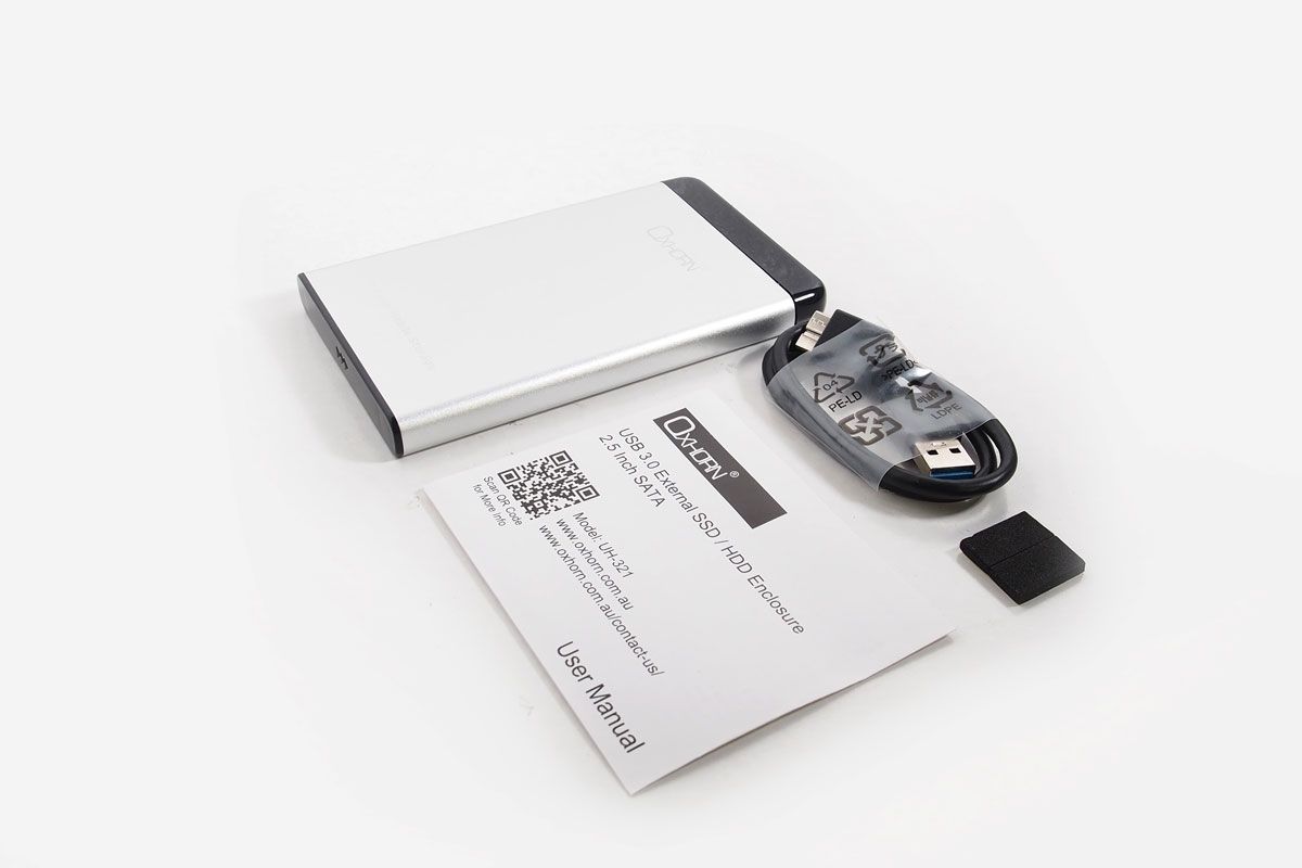 OXHORN UH-321 USB 3.0 2.5 SATA HDD Enclosure