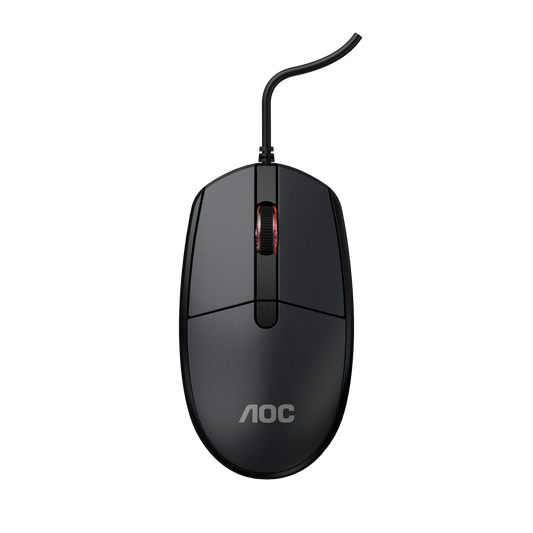 AOC MS130B/LA Wired Office Mouse USB Optical 3-Button Black