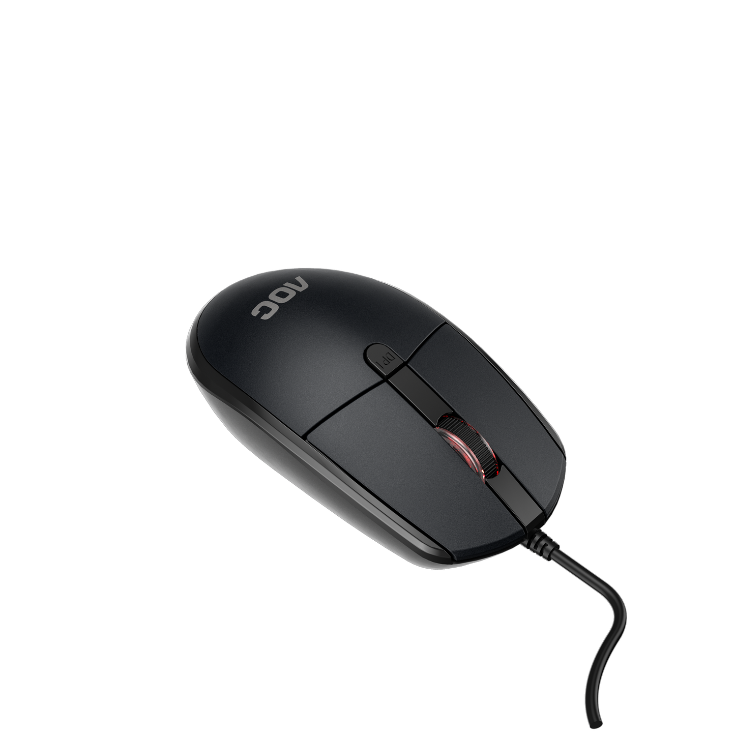 AOC MS130B/LA Wired Office Mouse USB Optical 3-Button Black