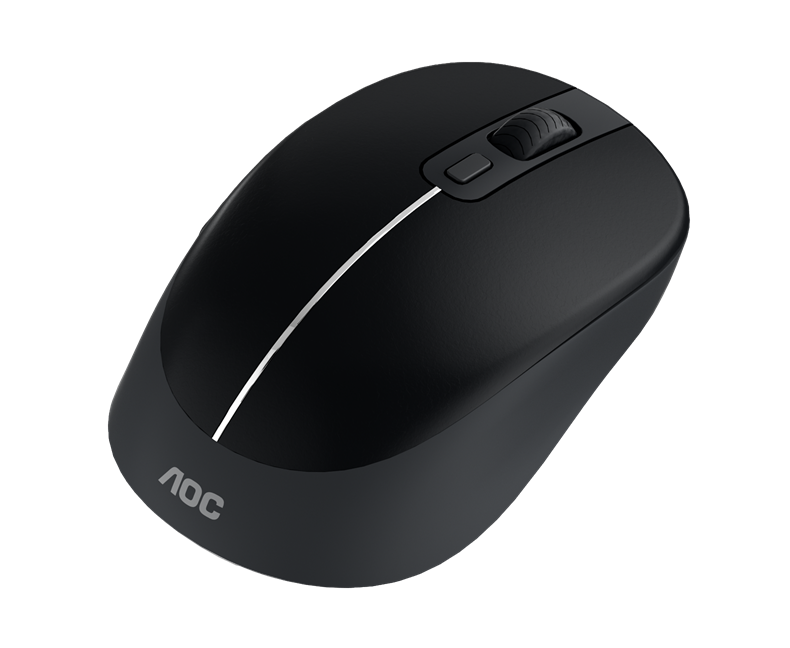 AOC MS360B/LA Wireless Mouse 2.4G + Bluetooth Dual Mode 6-Key DPI1600 Black