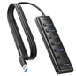 BENFEI 000425BK USB3.0 to 7 Port USB3.0 HUB (Black)