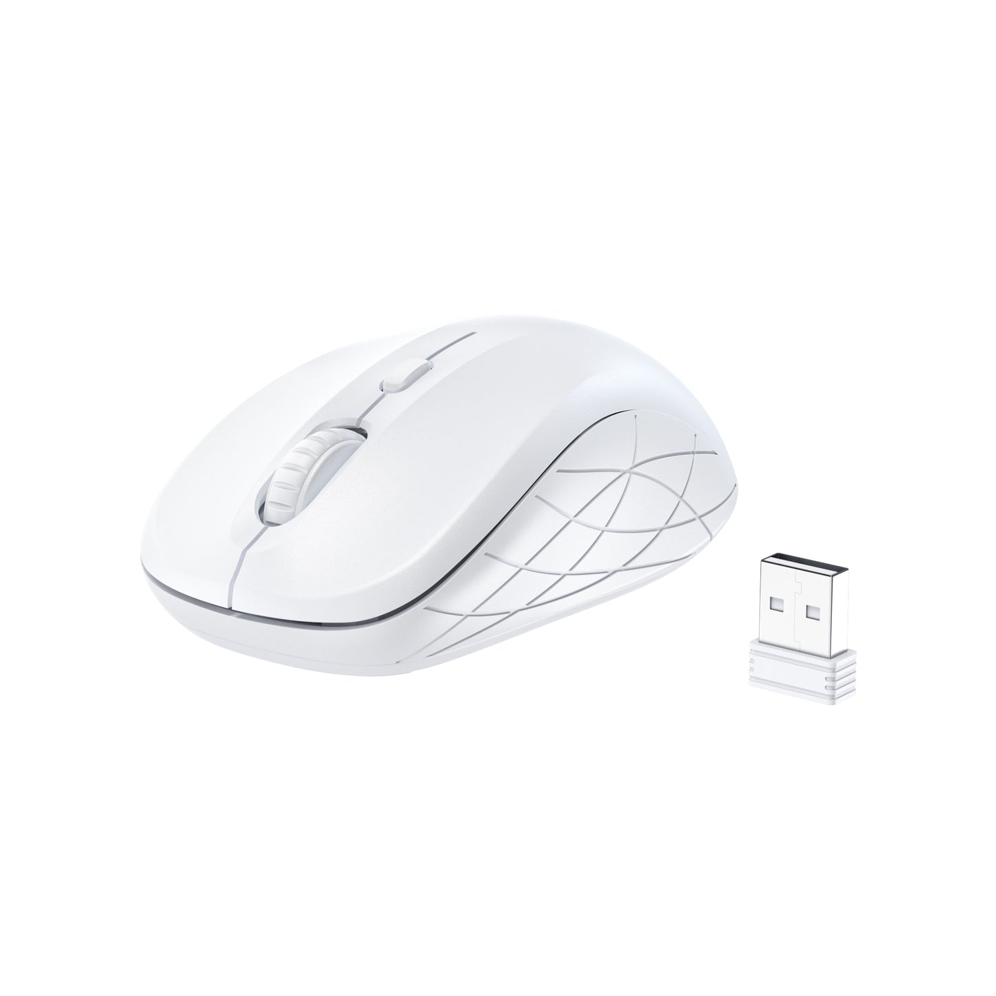Choetech KB-002-WH single-mode 2.4G wireless mouse, white