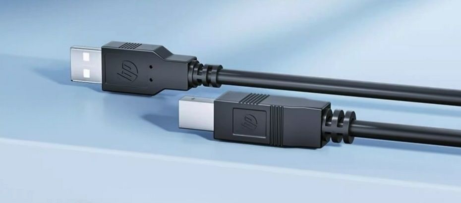 HP DHC-PT100-2M USB-A to USB-B v2.0 cable 2M Black