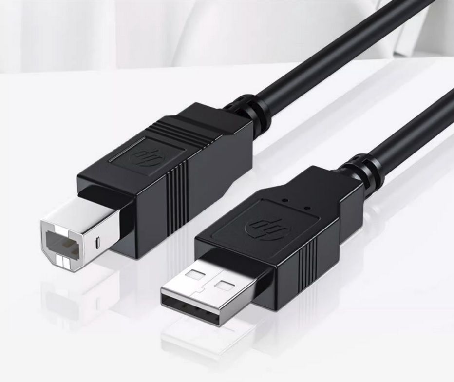 HP DHC-PT100-1.5M USB-A to USB-B v2.0 cable 1.5M Black