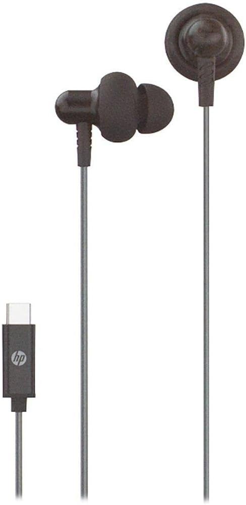 HP DHH-1126-BK TUSB-C Headphones Black with Microphone