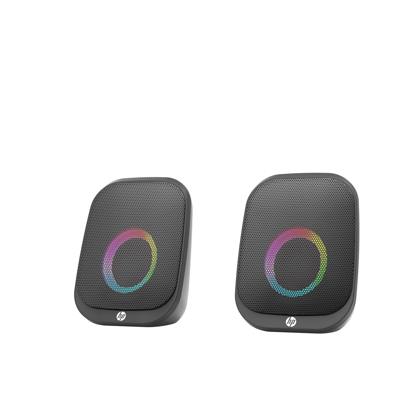 HP DHS-2113 Wired Bluetooth Speaker Portable USB AUX LED Stereo Sound Black