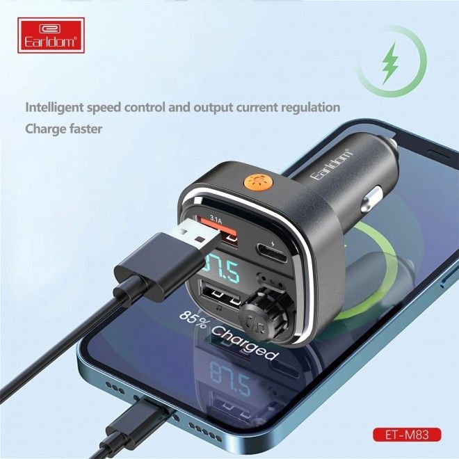Earldom M83 Wireless Car Kit FM Transmitter