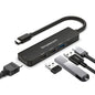 Simplecom CHT550 USB-C 5-in-1 Multiport Docking Station with USB Hub PD HDMI 2.0
