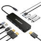 Simplecom CHT811 11-in-1 USB-C 4K Triple Display MST Docking Station with Dual HDMI DP